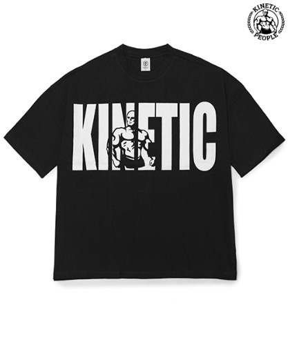 KINETIC 해비코튼 오버핏 티셔츠_블랙 (5월23일 예약배송)